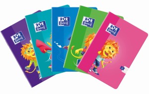 OXFORD zeszyt A5 32 kartki LION linia podwójna