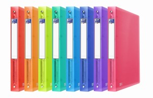 SEGREGATOR RING OXFORD URBAN PP A4 40MM/4R  PRZEJRZYSTY MIX