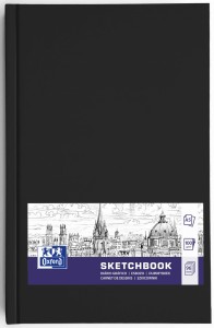 SZKICOWNIK OXFORD SKETCHBOOK SZYTY A5 96K 100G CZARNY