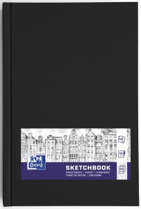 SZKICOWNIK OXFORD SKETCHBOOK SZYTY A6 96K 100G CZARNY