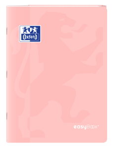 ZESZYT OXFORD EASYBOOK PASTEL A4/60K KRATKA różowy