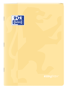ZESZYT OXFORD EASYBOOK PASTEL A4/60K KRATKA żółty