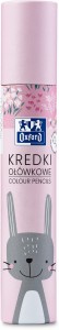 OXFORD KREDKI OŁÓWKOWE W TUBIE KIDS 12 KOLORÓW KRÓLIK