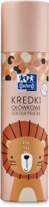 OXFORD KREDKI OŁÓWKOWE W TUBIE KIDS 24+2 KOLORY LEW