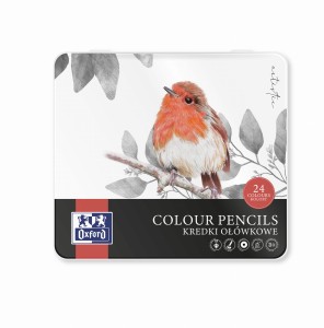 OXFORD KREDKI OŁÓWKOWE ARTISTIC 24 KOLORY