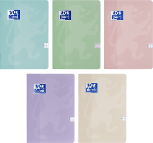 ZESZYT OXFORD TOUCH PASTEL A5/60K KRATKA