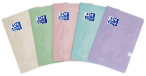 ZESZYT OXFORD TOUCH PASTEL A4/60K KRATKA