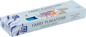 FARBY PLAKATOWE OXFORD KIDS 12+2 KOLORY