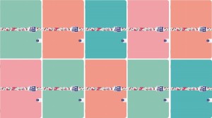 ZESZYT OXFORD FLORAL A5/32K KRATKA Z MARGINESEM cena za 10 szt.