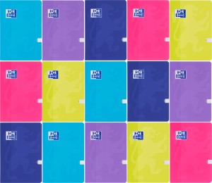 PAKIET 15 SZT ZESZYTÓW OXFORD TOUCH A5/60K KRATKA Z MARGINESEM