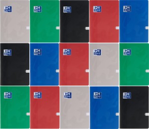 PAKIET 15 SZT ZESZYTÓW OXFORD ESSE A5/60K KRATKA Z MARGINESEM