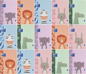 PAKIET 15 SZT ZESZYTÓW OXFORD KIDS A4/32K KRATKA