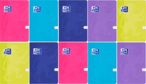 PAKIET 10 SZT ZESZYTÓW OXFORD TOUCH A5/32K KRATKA Z MARGINESEM