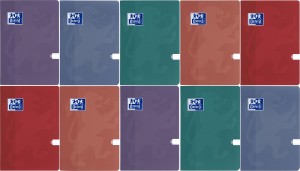 PAKIET 10 SZT ZESZYTÓW OXFORD TOUCH TREND A5/60K LINIA Z MARGINESEM