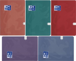 PAKIET 5 SZT ZESZYTÓW OXFORD TOUCH TREND A5/60K KRATKA Z MARGINESEM