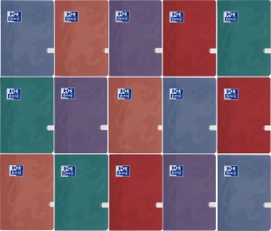 PAKIET 15 SZT ZESZYTÓW OXFORD TOUCH TREND A5/60K KRATKA Z MARGINESEM