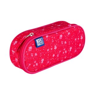 PIÓRNIK Z KLAPKĄ OXFORD FLORAL różowy