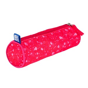 PIÓRNIK TUBA OXFORD FLORAL różowy