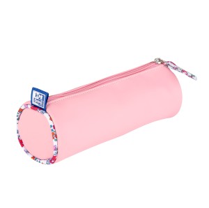 PIÓRNIK TUBA OXFORD FLORAL PASTEL różowy