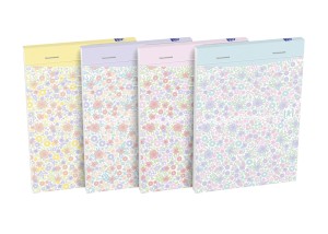  OXFORD NOTATNIK FLORAL A6 80 Kartek LINIA