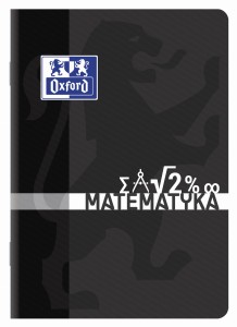 OXFORD zeszyt A5 60 kartek - MATEMATYKA CZARNA
