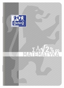 OXFORD zeszyt A5 60 kartek - MATEMATYKA SZARA