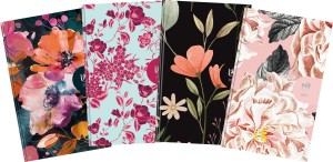 KALENDARZ OXFORD FLOWERS 2027 A6 TYGODNIOWY