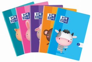 OXFORD zeszyt A5 16 kartek KIDS linia podwójna granatowa