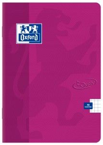 Zeszyt Oxford Touch A6 48 kartki kratka fioletowy