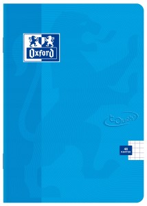 Zeszyt Oxford Touch A6 48 kartki kratka niebieski