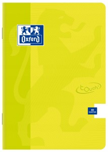 Zeszyt Oxford Touch A5 60 kartek gładki limonkowy