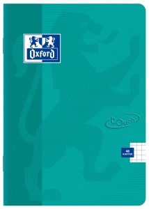 Zeszyt Oxford Touch A6 48 kartki kratka turkusowy