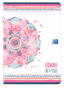 OXFORD ZESZYT BRULION A5 KRATKA 96 KARTEK BOHO