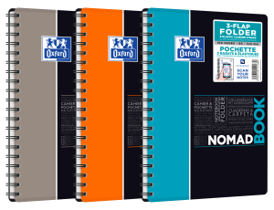 OXFORD kołonotatnik  B5 80 kartek NOMADBOOK kratka