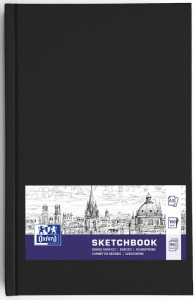 SZKICOWNIK OXFORD SKETCHBOOK SZYTY A5/96K CZARNY