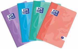 OXFORD brulion A5 96 kartek TOUCH PASTEL linia