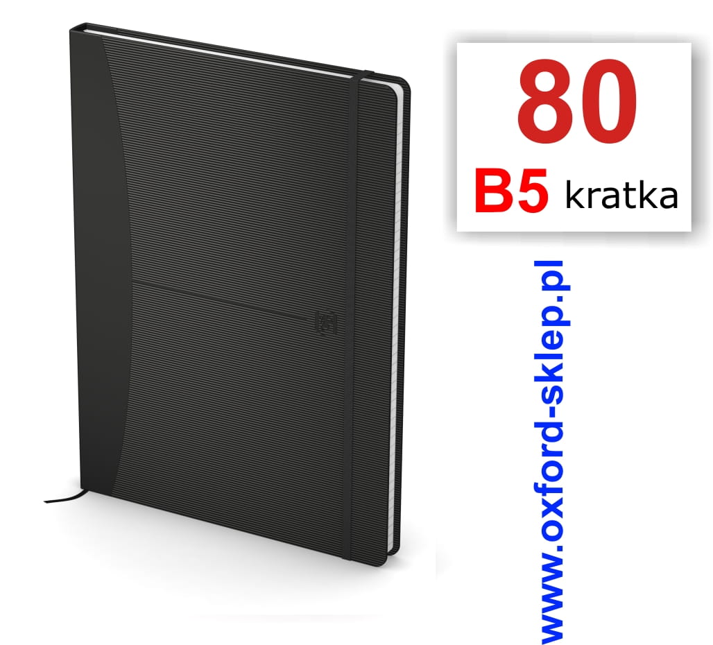 OXFORD Notatnik B5 Twardy SIGNATURE 80 Kartek Krata Oxford sklep pl oxford-notatnik-b5-twardy-signature-80-kartek-krata-oxford-sklep-pl